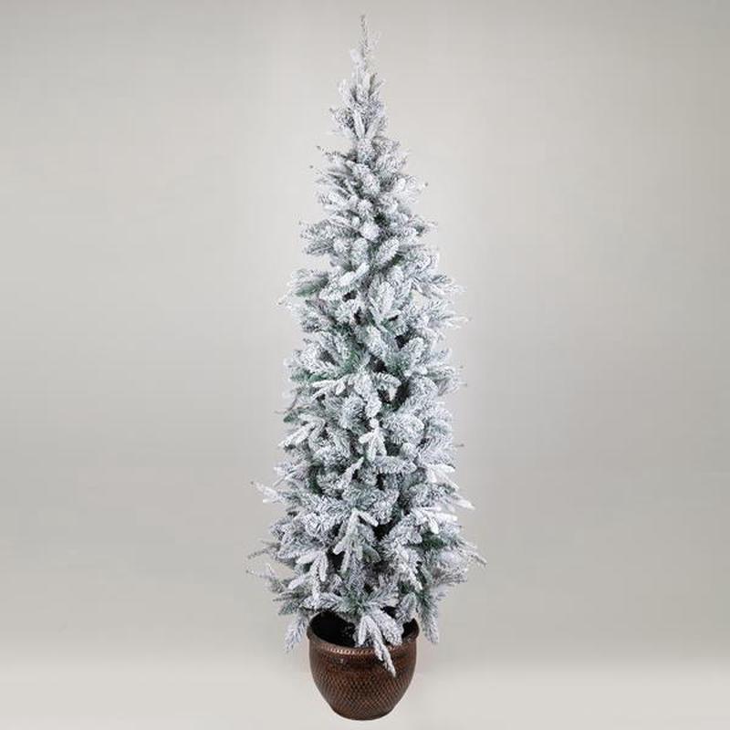 SNOWY FIR TREE STOCKHOLM WITH POT 88x88x240 - Default Title