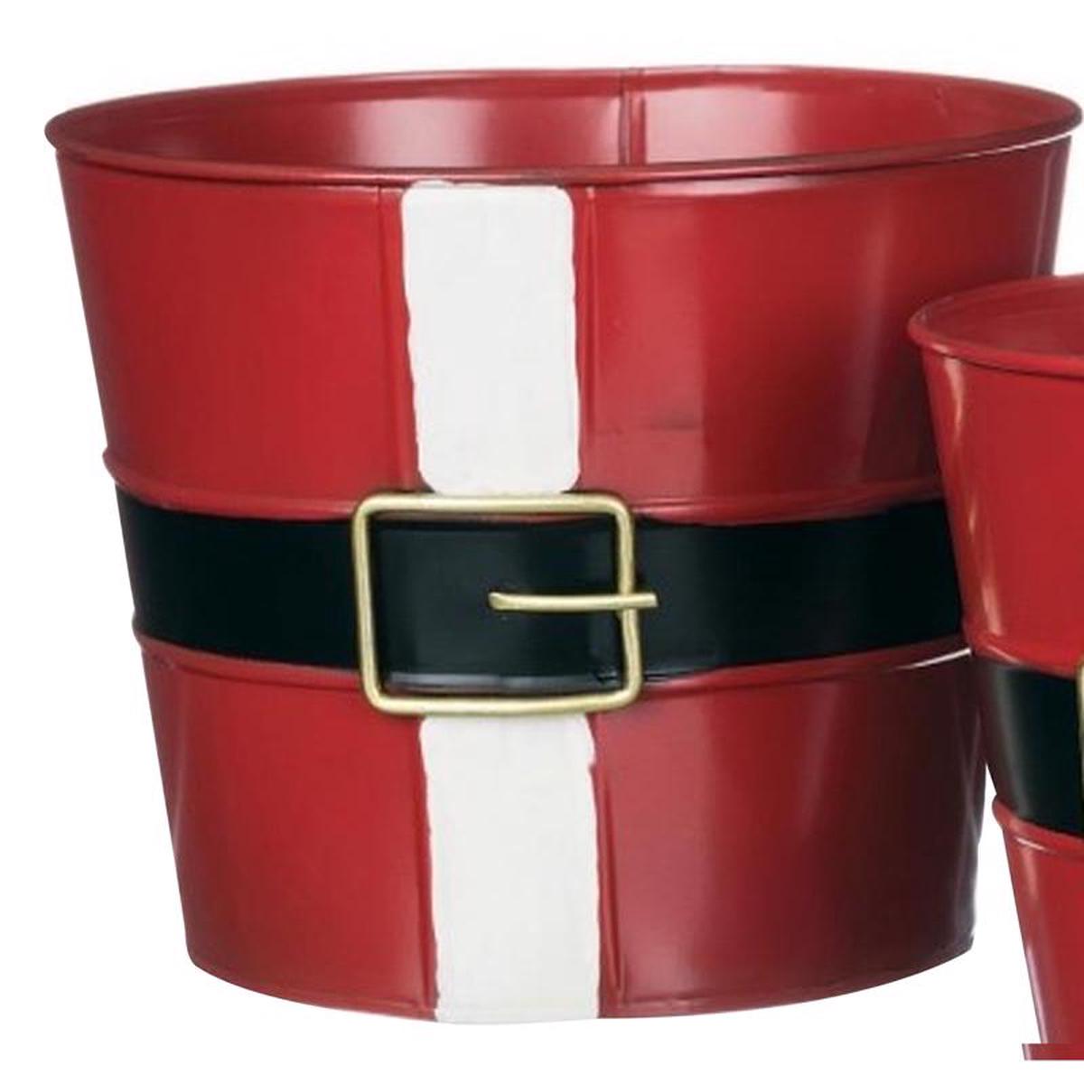 Sullivans ACE206 Christmas Santa Belt Table Decor Metal