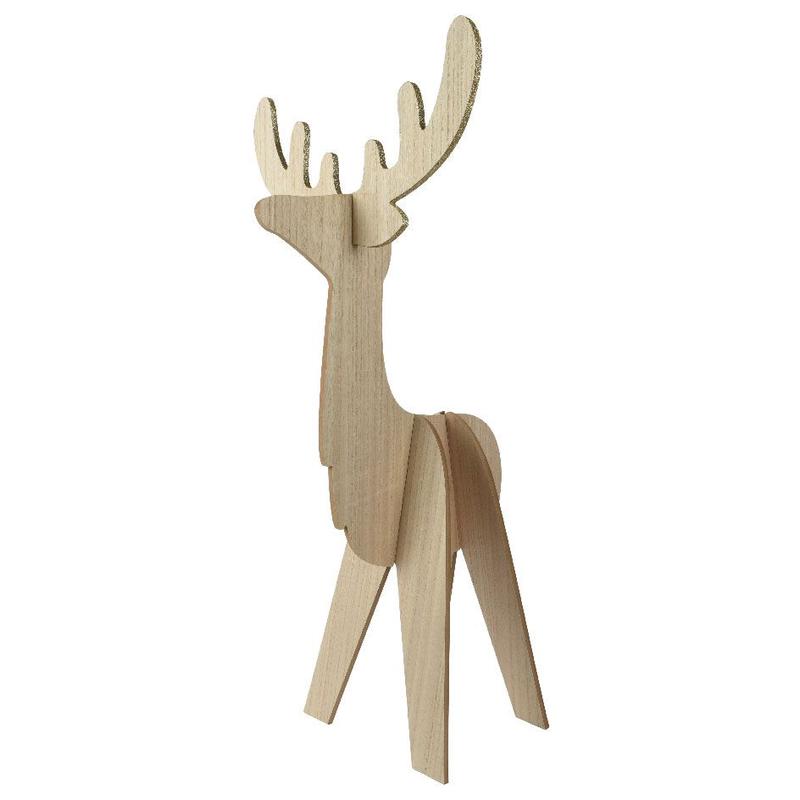 Wooden Reindeer 54x18x91 - Default Title
