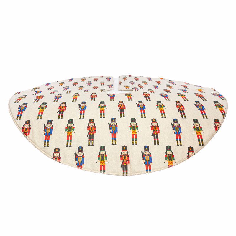 Beige Tree Apron with Tin Soldiers 90cm - Default Title