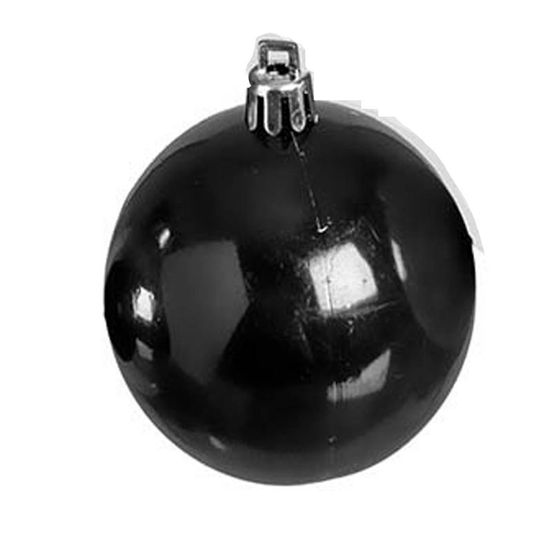 Black Plastic Ball 20cm - Default Title