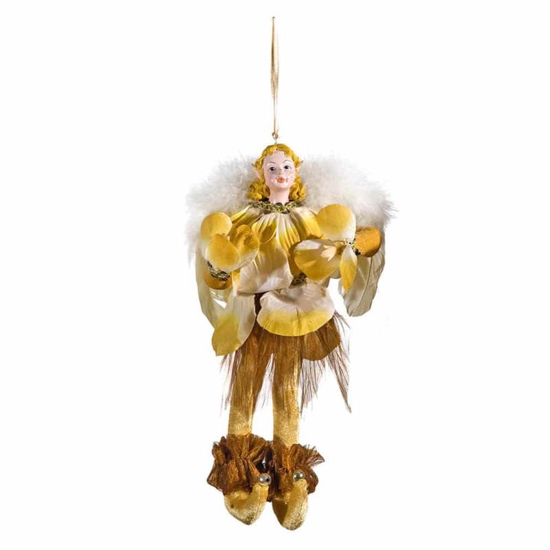 Ceramic Fairy Yellow 30cm - Default Title