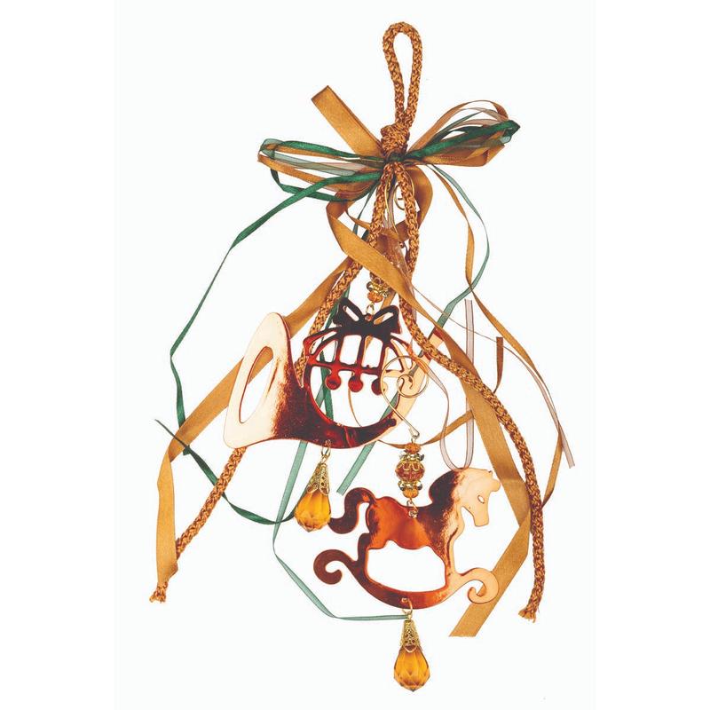 Charm Ornament Metal Bronze 50cm