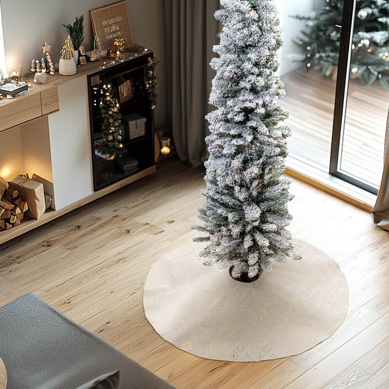 Christmas Balls Jacquard Tree Apron 90cm - Default Title