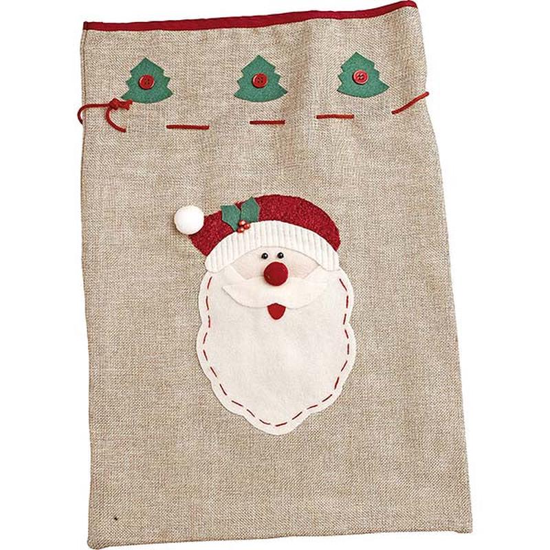 Christmas Jute Pouch 35x50cm - Default Title