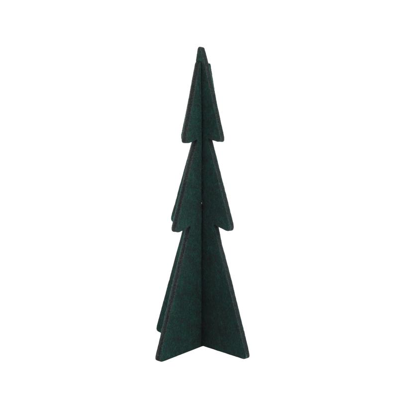 Decorative 3D Felt Tree Green 17x40 - Default Title