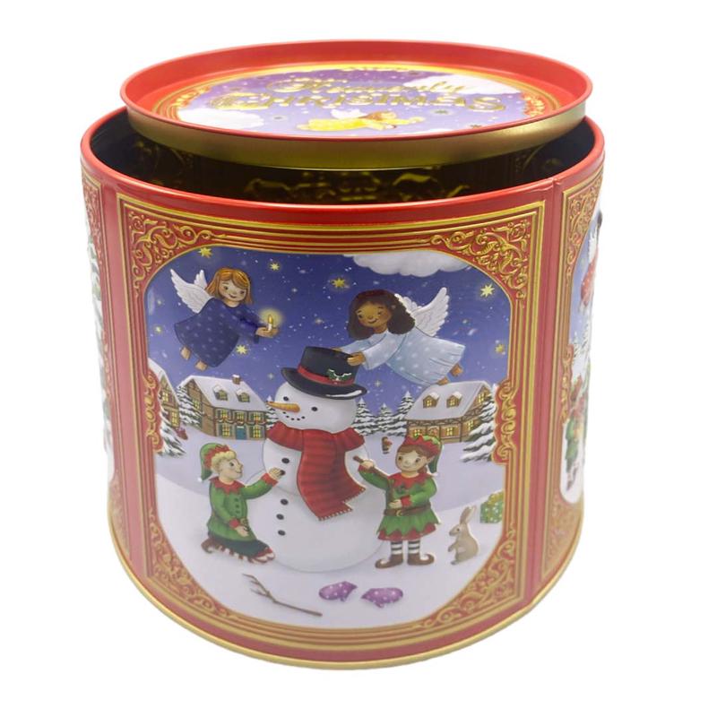 Dreamy Christmas Metal Box 13.5x13.5x14.5 - Default Title