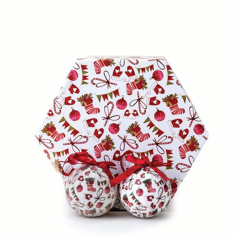 Ecological Gift Ball with Box 8cm S/14 - Default Title