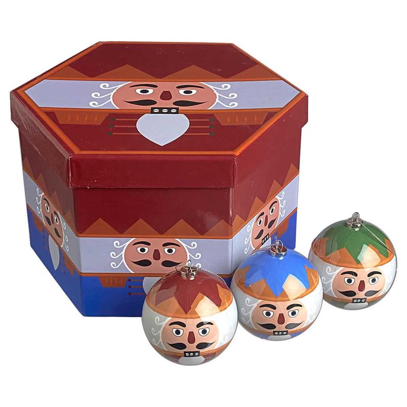 Ecological Nutcracker Balls S/14 7.5cm - Default Title