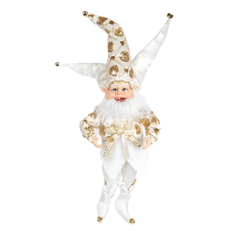 ELF WITH CHAMPAGNE FLOWER CLOTHES 16x8x41 - Default Title