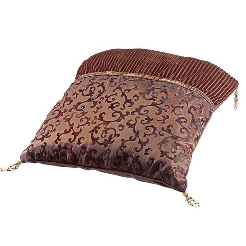 Fabric Pillowcase Brown 40x40cm - Default Title