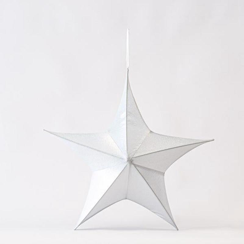 FABRIC STAR WHITE IRIDESCENT 65cm - Default Title