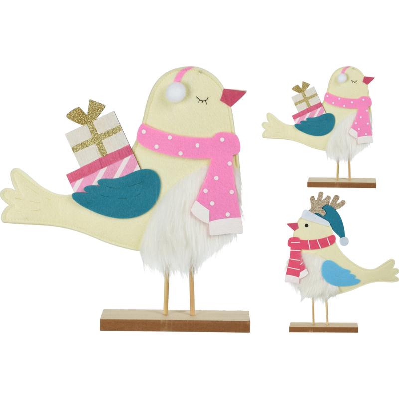 Felt Bird on Base 38cm 2 Designs