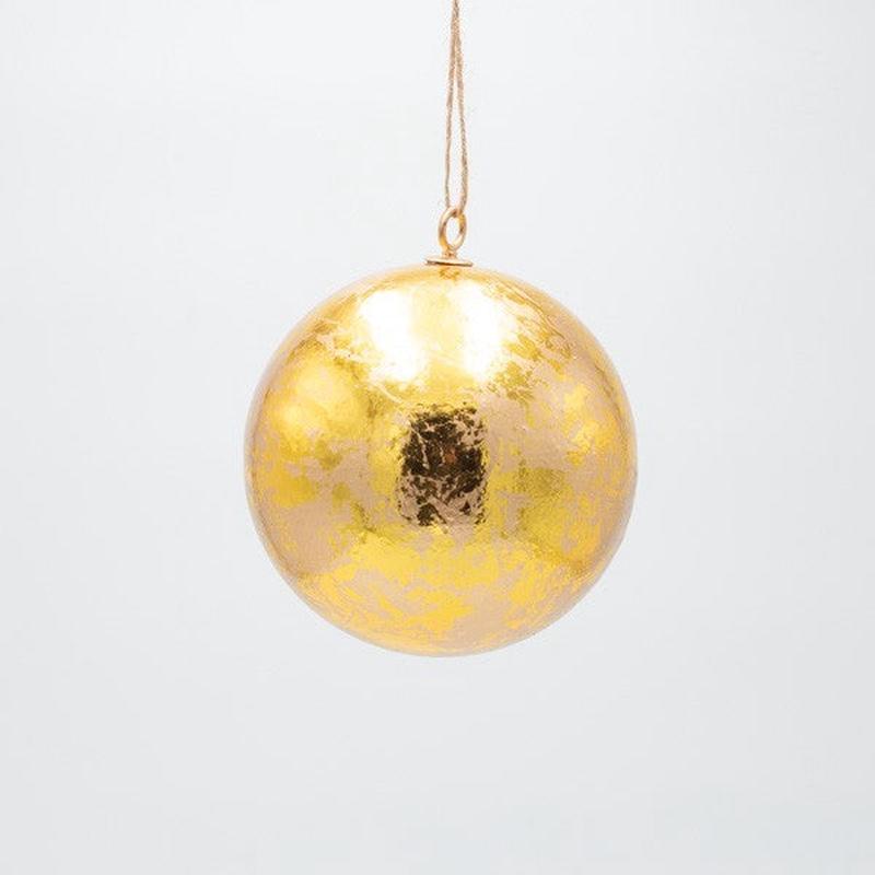 GOLD METALLIC BALL 15cm - Default Title
