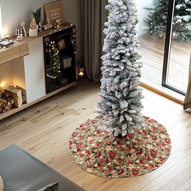 Happy Holiday Fabric Tree Apron 90cm - Default Title