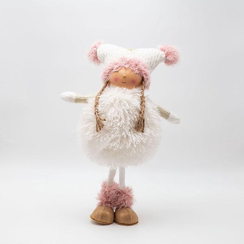 LITTLE GIRL WITH PINK POM POM 21x16x44 - Default Title