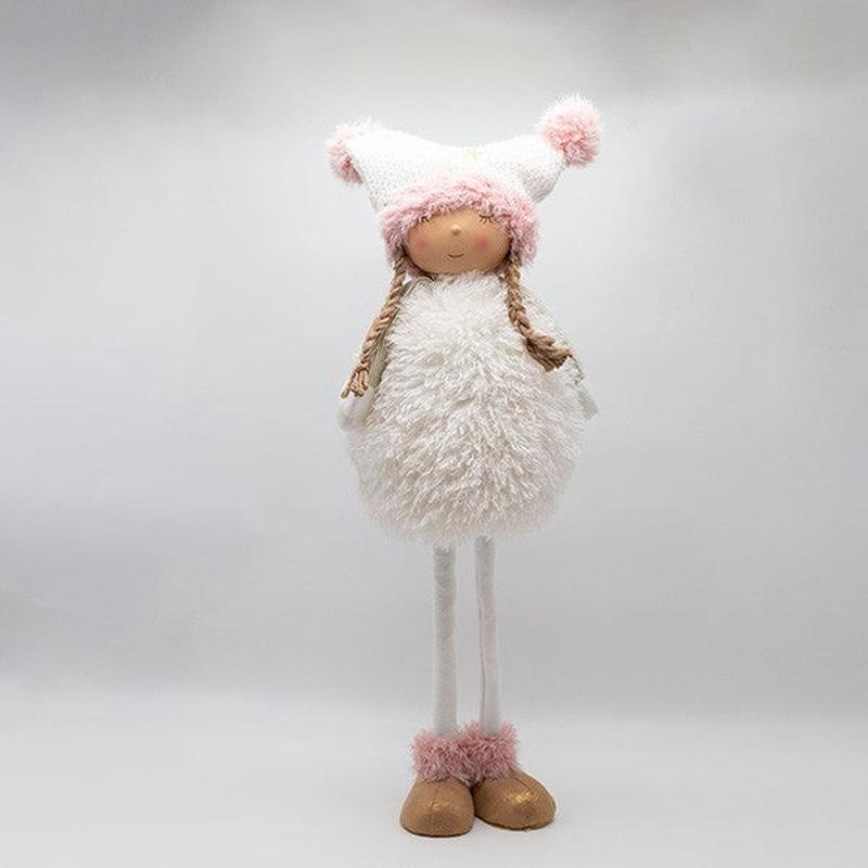 LITTLE GIRL WITH PINK POM POM 30x18x69 - Default Title