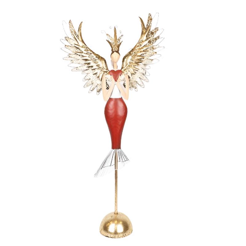 METAL PRINCESS WITH RED HEART 42x14x90 - Default Title