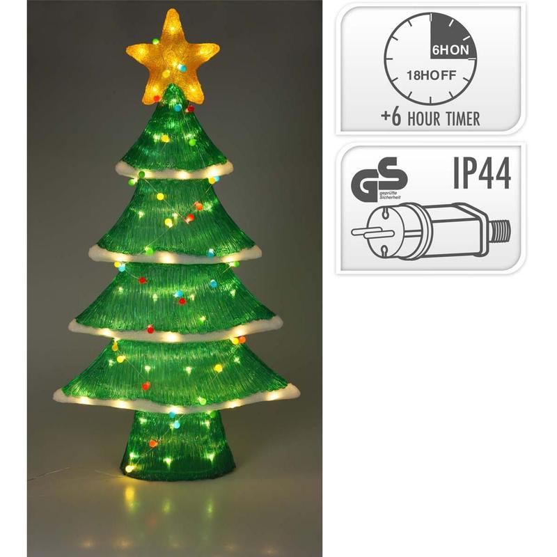 Outdoor LED Tree 56x102cm - Default Title