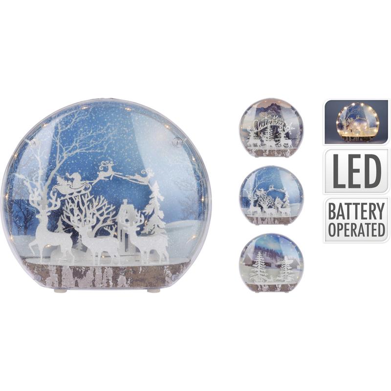 Performance in Oval Glass 40cm 3 Pieces