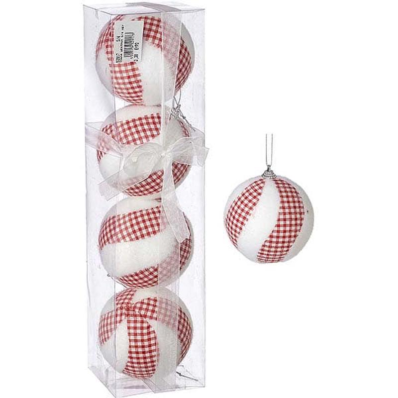 Plastic Tree Ball S/4 10cm - Default Title