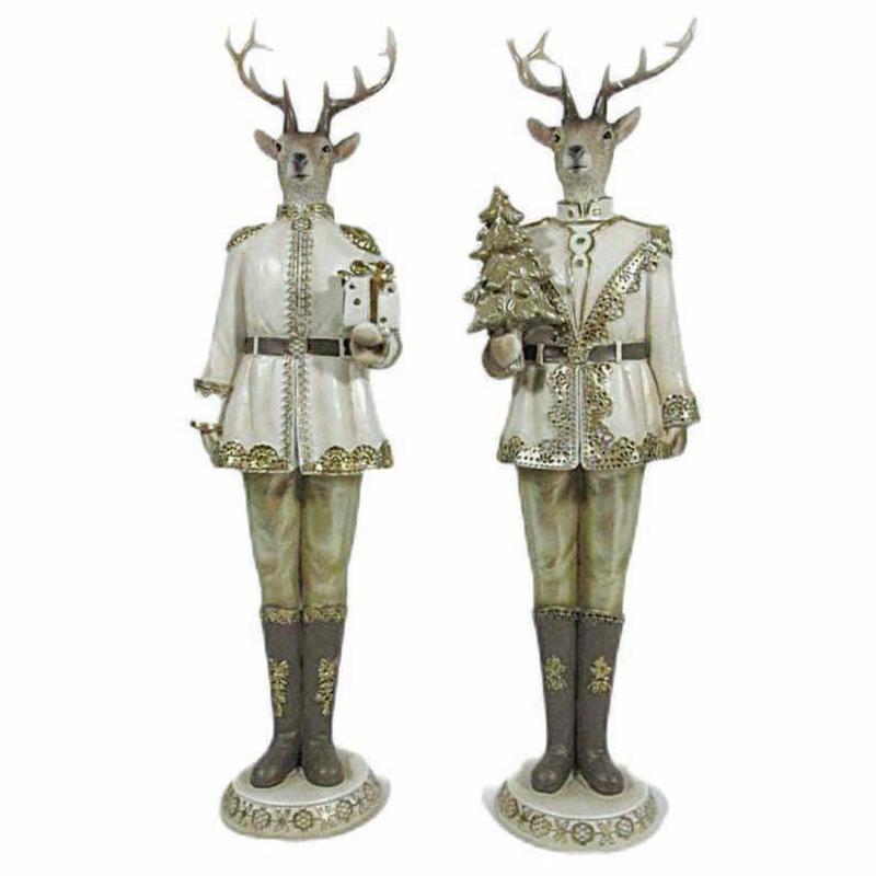 Polyresin Deer 12x10x41 S/2 - Default Title