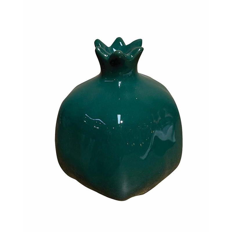 Pomegranate Ceramic Green 9x10cm - Default Title