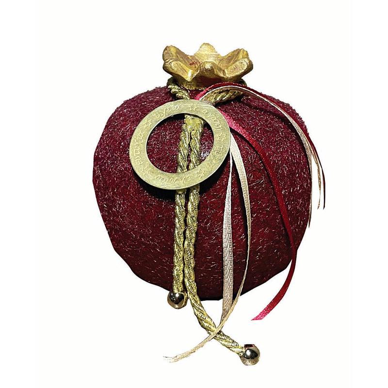 Pomegranate Flock Ceramic Bordeaux 11cm - Default Title