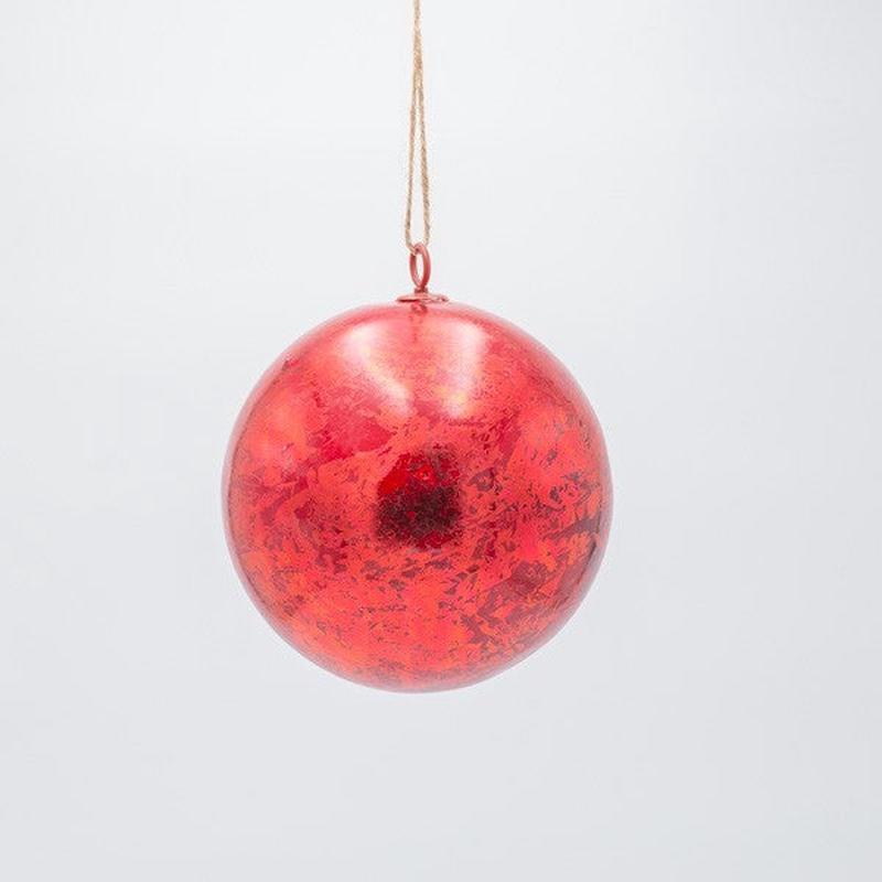 RED METAL BALL 15cm - Default Title