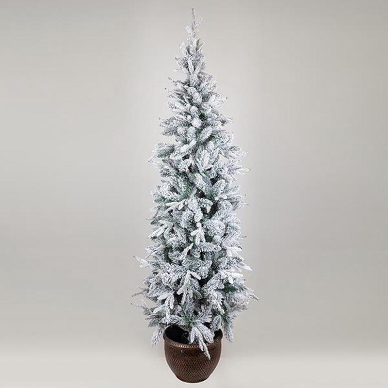 SNOWY FIR TREE STOCKHOLM WITH POT 73x73x210 - Default Title