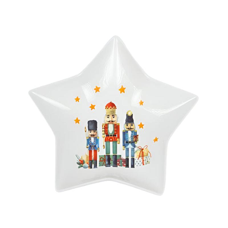 STAR PLATE WITH NUTCROPS 26x21x3 - Default Title