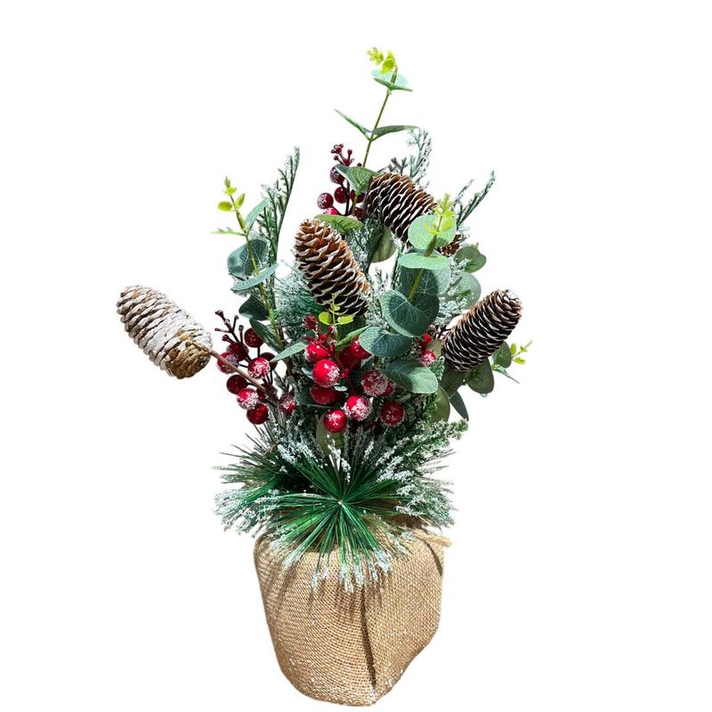 Tabletop Arrangement with Koununaria & Berries 50cm - Default Title