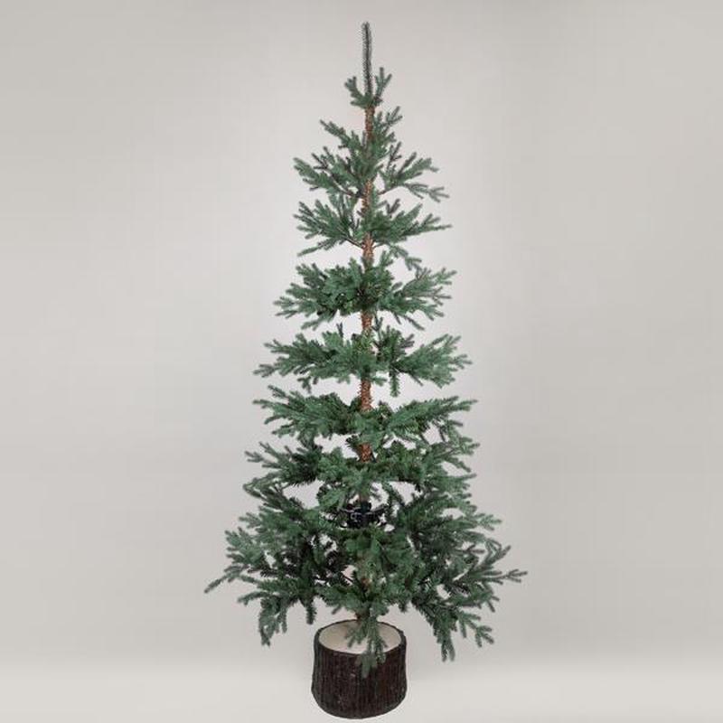 TREE DENMARK PE AND PVC WITH WOODEN TRUNK ON THE BASE 127x127x240 - Default Title