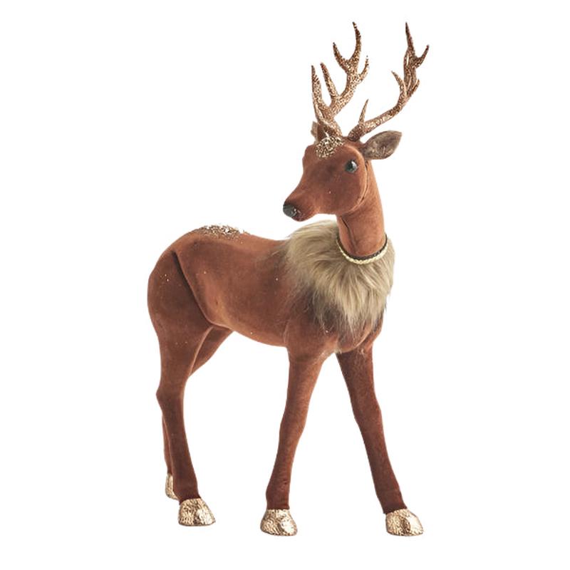 VELVET REINDEER DARK BROWN 37x14x52 - Default Title