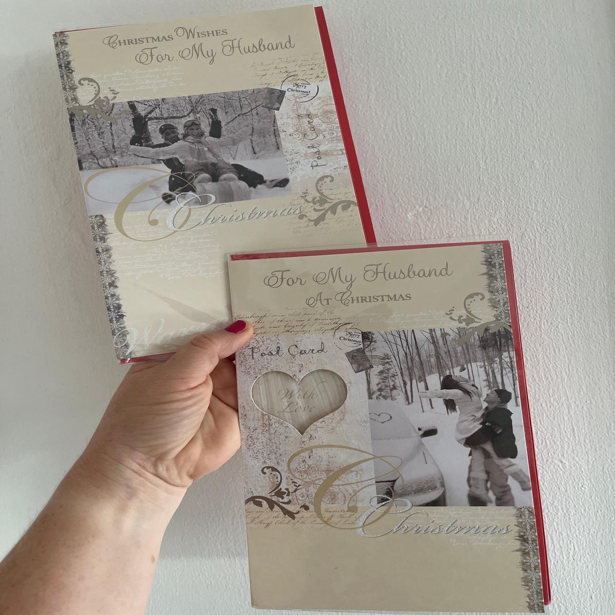 9x6 Christmas Card - For My Husband - Randomly Selected