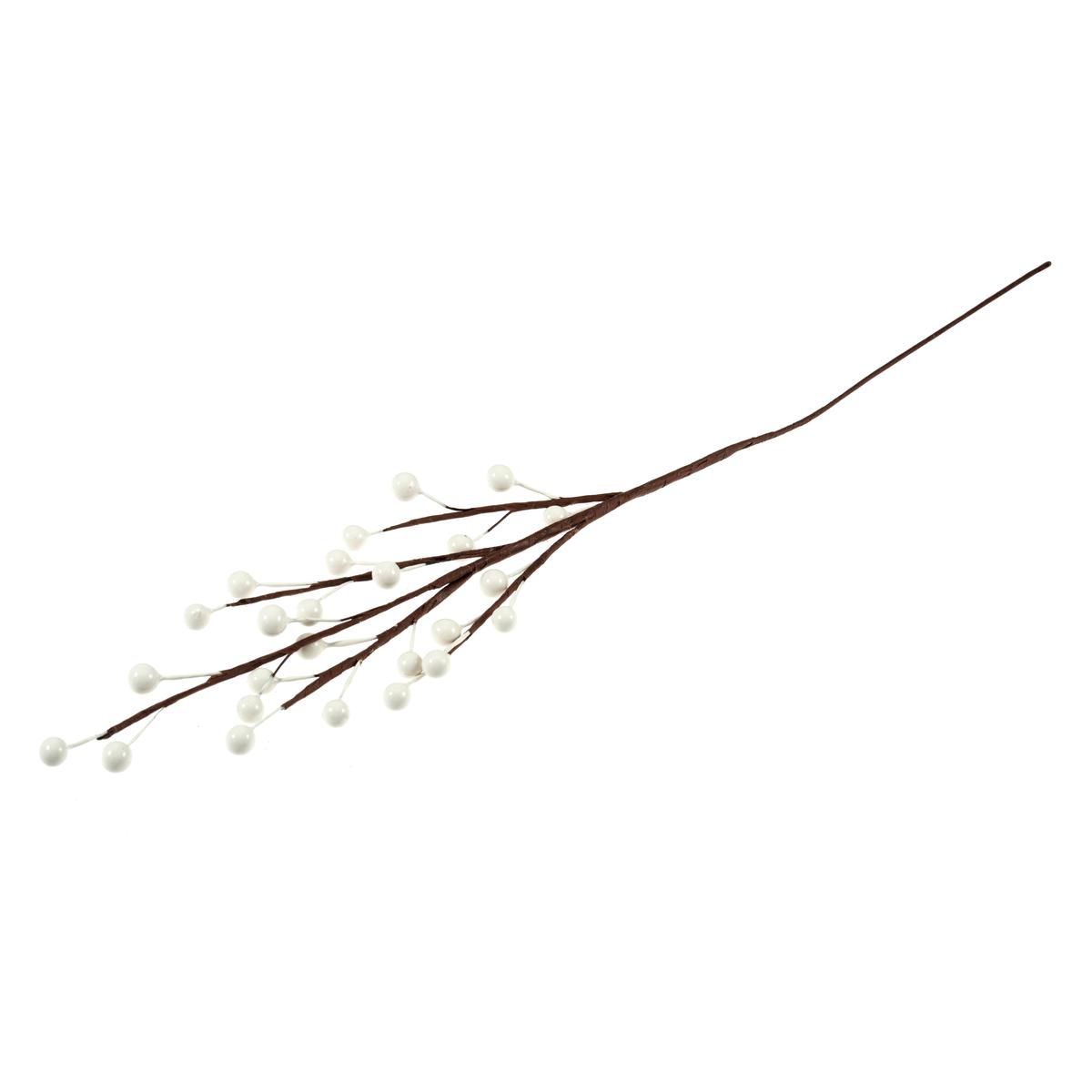 Berry Branch - White -  0.8 x 10 x 42cm
