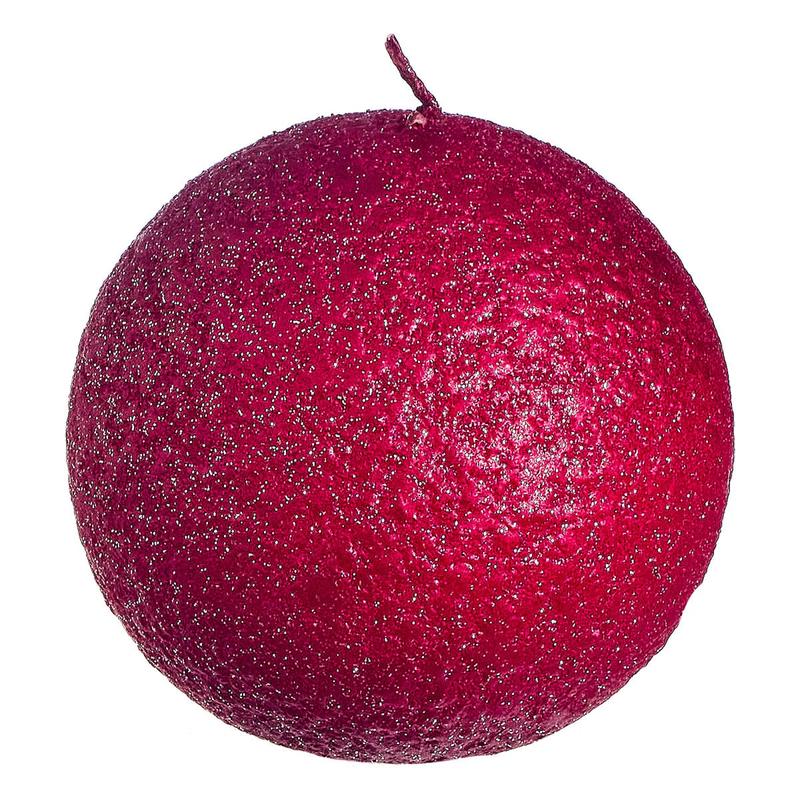 Bordeaux Ball Candle 10cm - Default Title