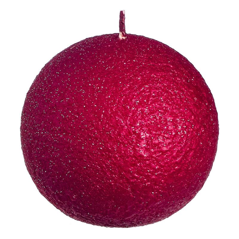 Bordeaux Ball Candle 9cm - Default Title
