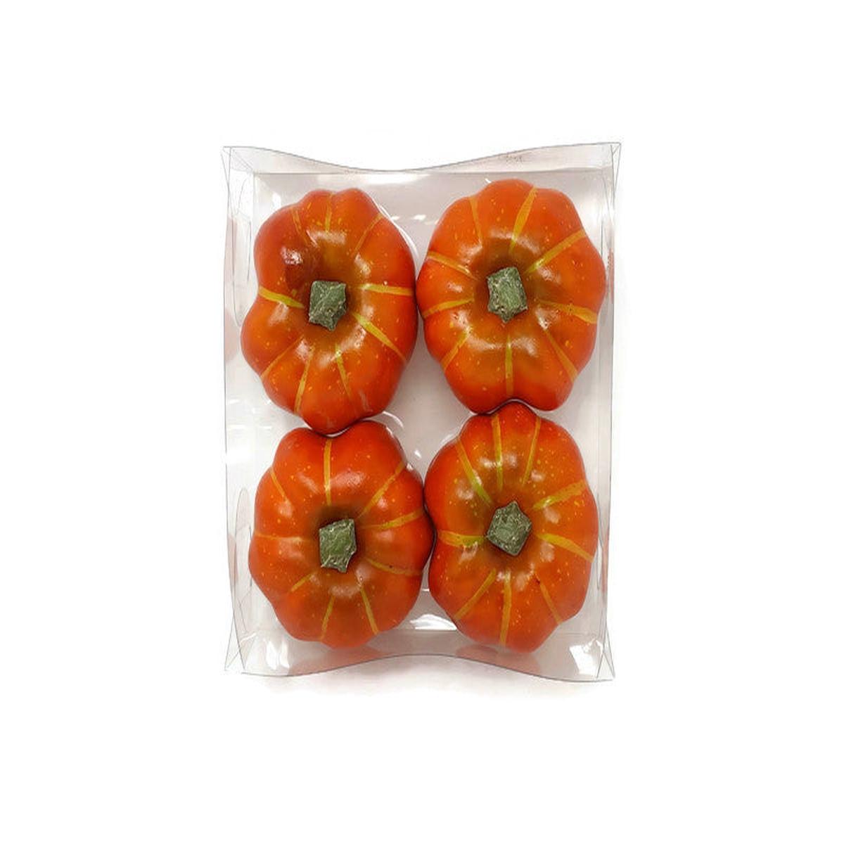 Box of 4 Mini Pumpkins x 7cm diameter