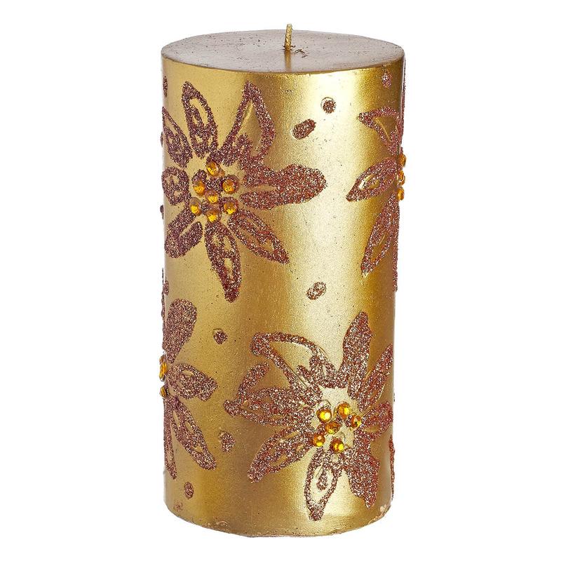 Bronze Cylinder Candle 8x8x15 - Default Title