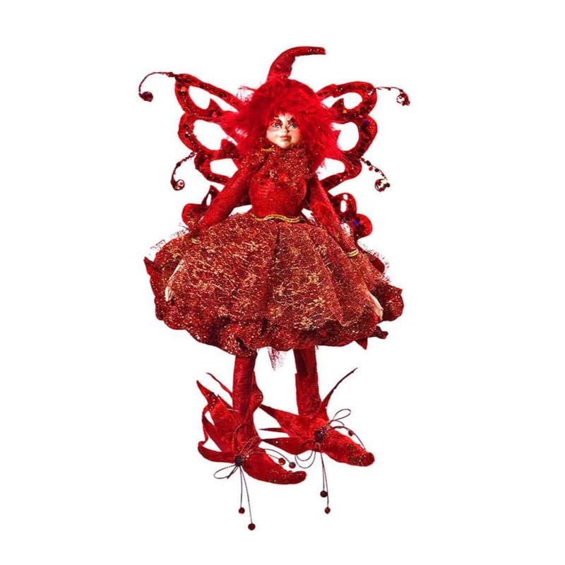 Ceramic Fairy Red 30cm - Default Title