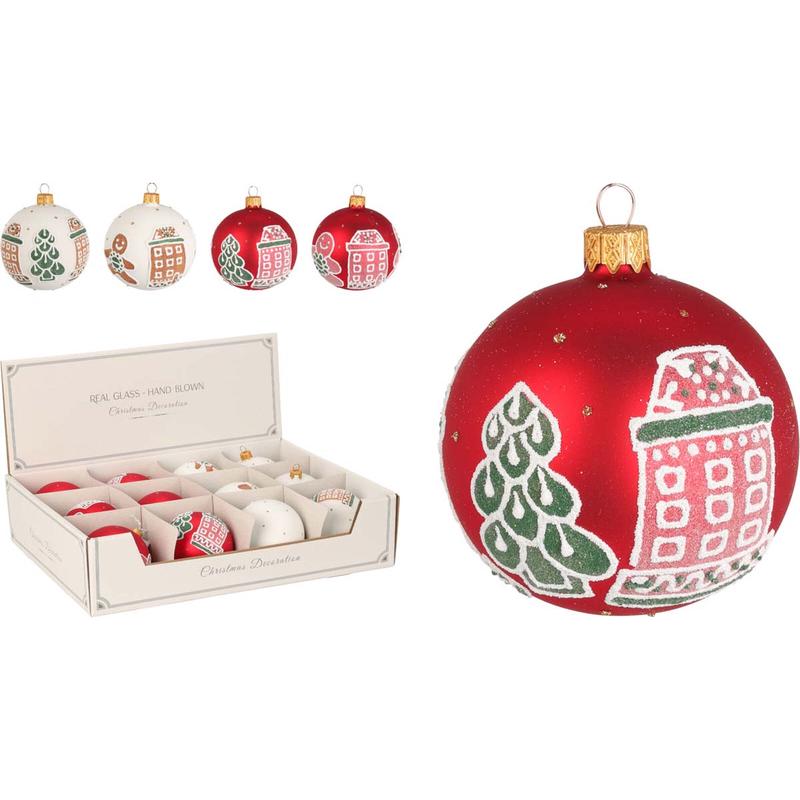 Christmas Ball 8cm 4 Pieces