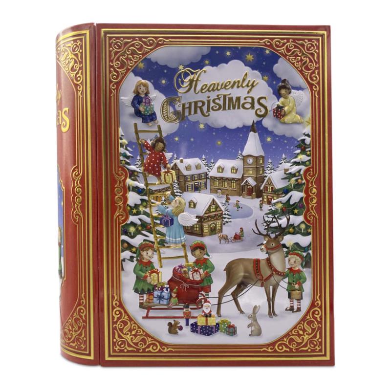 Dreamy Christmas Metal Book Box 24x21x9 - Default Title