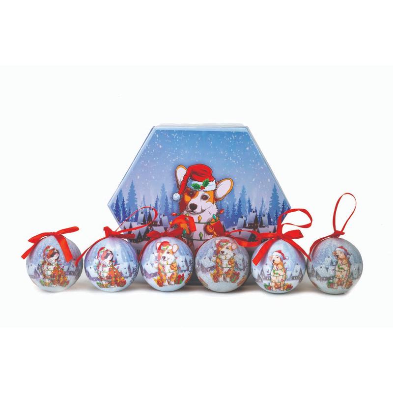 Ecological Dog Ball with Box 8cm S/14