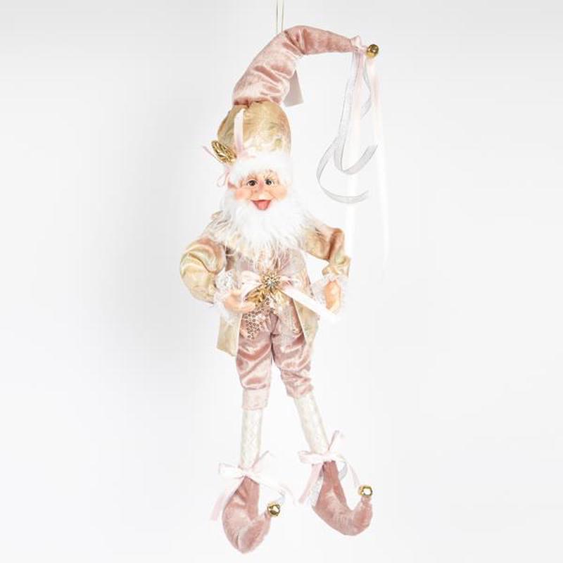 ELFE WITH ROSE GOLD FEATHERED CLOTHES 19x9x51 - Default Title