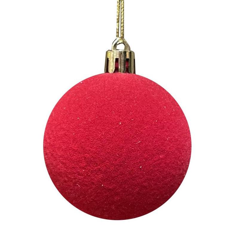 Flock Plastic Ball Red 20cm - Default Title