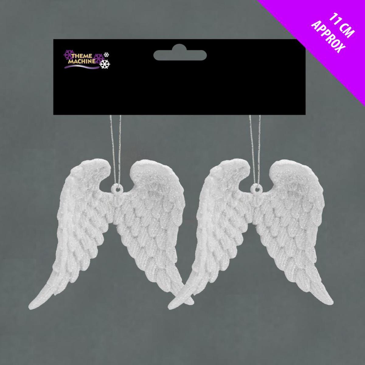 Glitter Angel Wings x 2