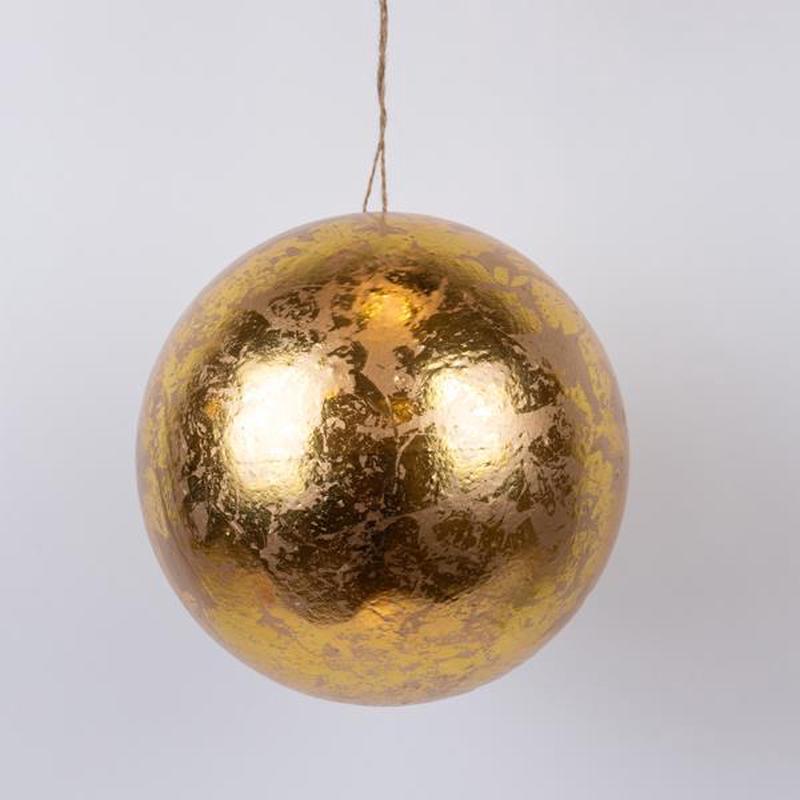 GOLD METALLIC BALL 30cm - Default Title
