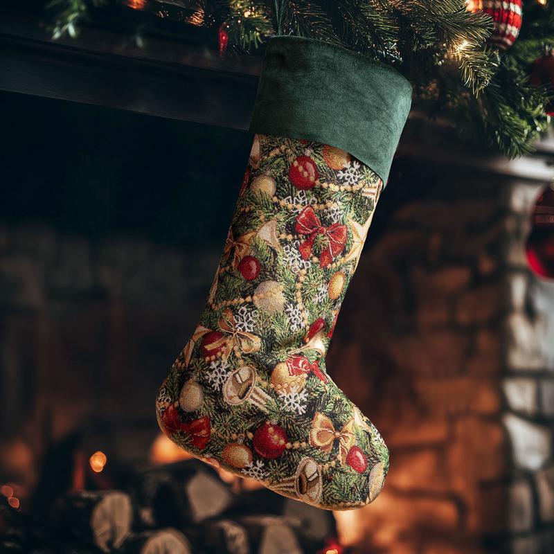 Happy Holiday Fabric Sock 50x30cm - Default Title