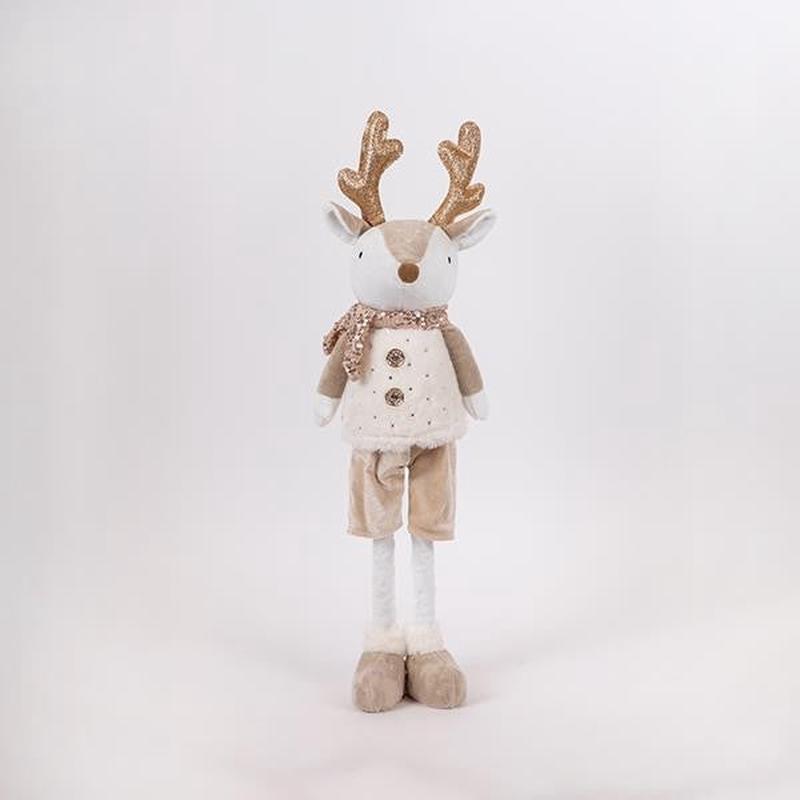 MAN REINDEER WITH CHAMPAGNE CLOTHES 18x13x47 - Default Title